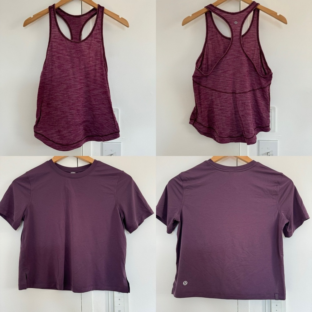 Lululemon Purple Tops